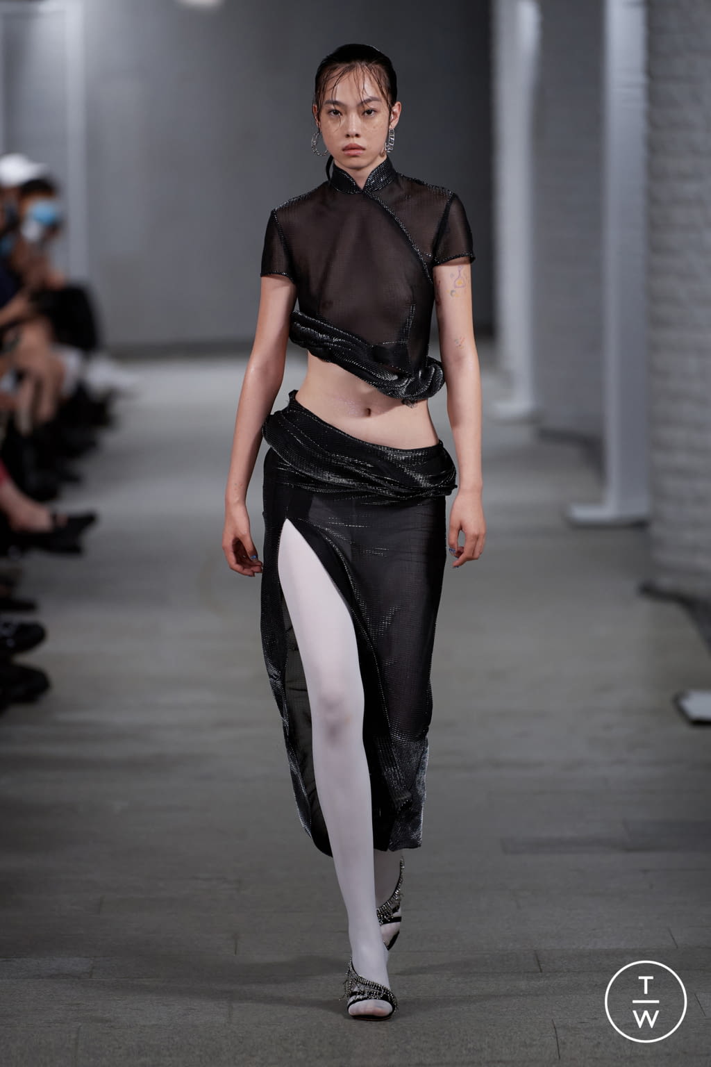 Fashion Week London Spring/Summer 2022 look 5 from the Marrknull collection 女装