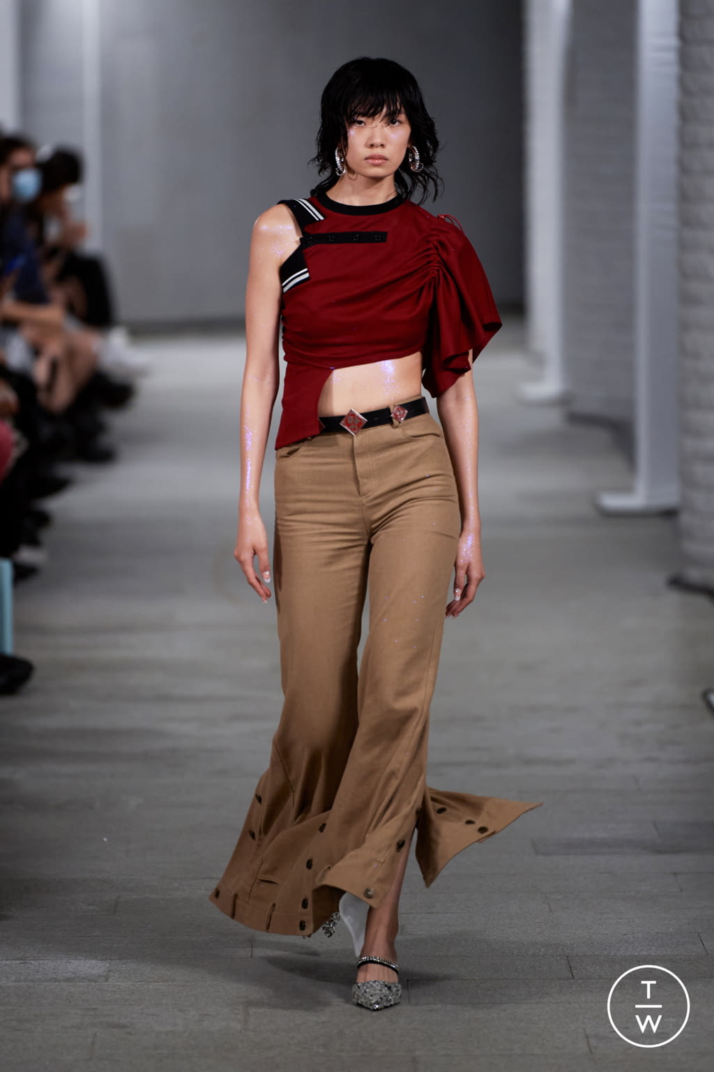Fashion Week London Spring/Summer 2022 look 10 from the Marrknull collection womenswear