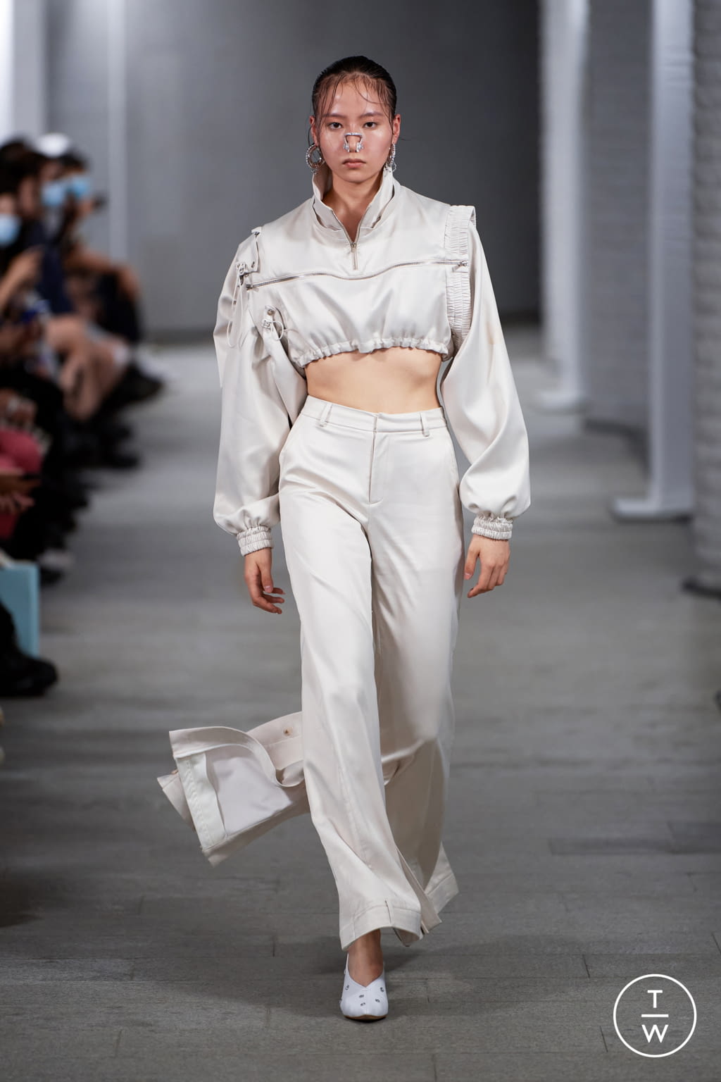 Fashion Week London Spring/Summer 2022 look 12 from the Marrknull collection womenswear