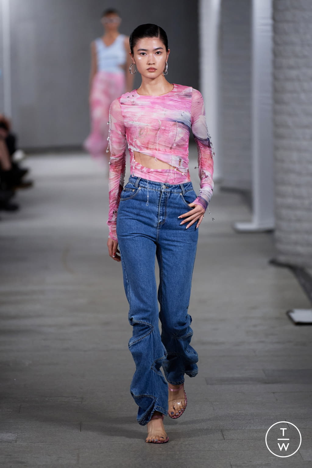 Fashion Week London Spring/Summer 2022 look 18 from the Marrknull collection womenswear