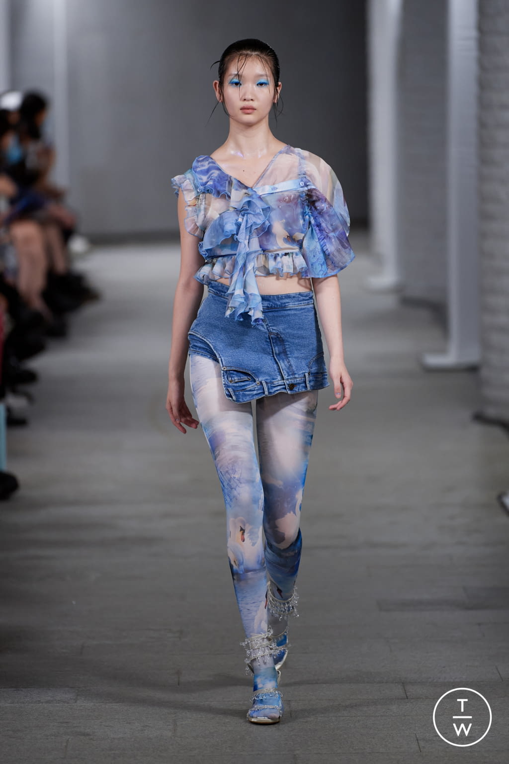 Fashion Week London Spring/Summer 2022 look 23 from the Marrknull collection womenswear