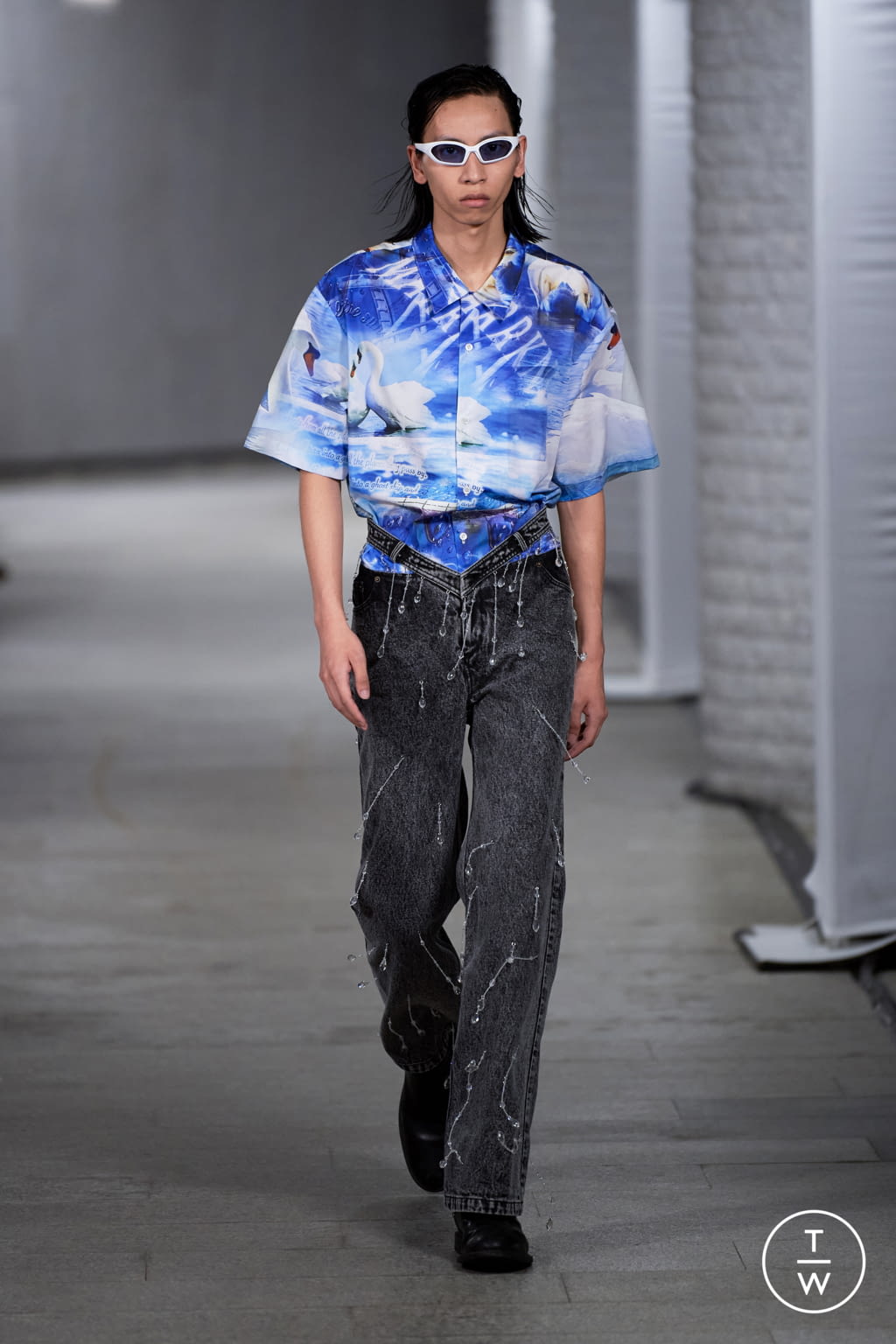 Fashion Week London Spring/Summer 2022 look 24 from the Marrknull collection womenswear