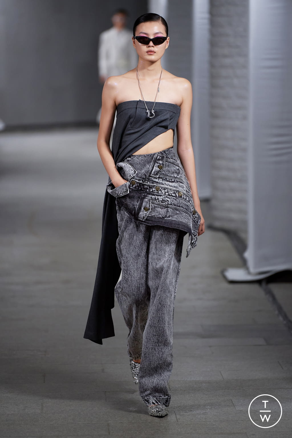 Fashion Week London Spring/Summer 2022 look 29 from the Marrknull collection womenswear