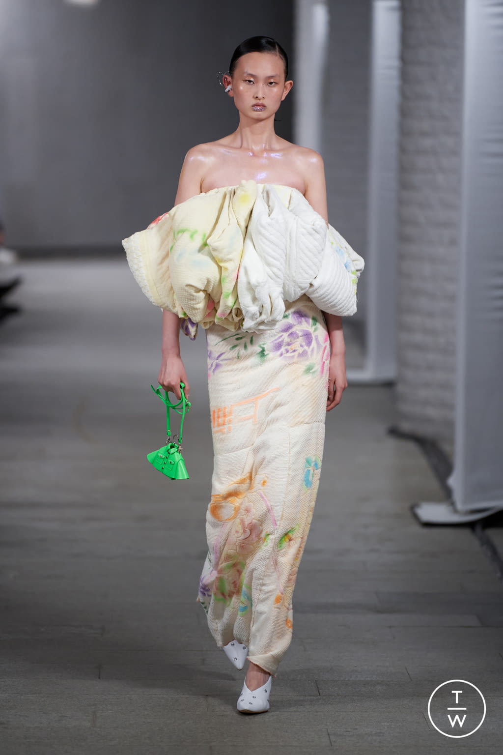 Fashion Week London Spring/Summer 2022 look 36 from the Marrknull collection 女装