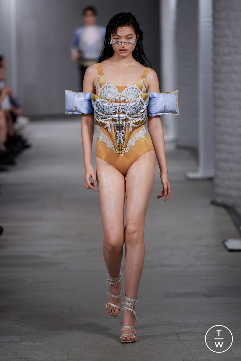 Fashion Week London Spring/Summer 2022 look 40 from the Marrknull collection 女装
