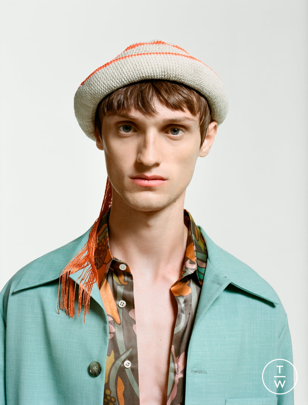 Fashion Week Milan Spring/Summer 2022 look 3 from the Mans collection menswear