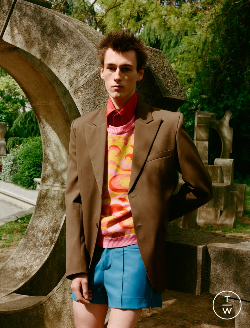 Fashion Week Milan Spring/Summer 2022 look 5 from the Mans collection menswear