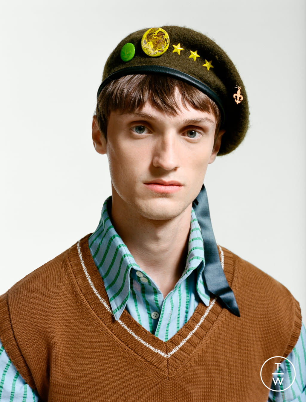 Fashion Week Milan Spring/Summer 2022 look 12 from the Mans collection menswear