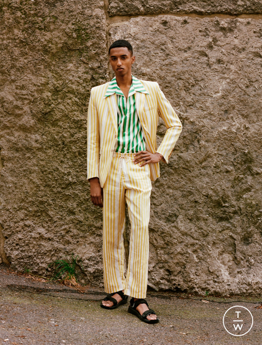 Fashion Week Milan Spring/Summer 2022 look 23 from the Mans collection menswear