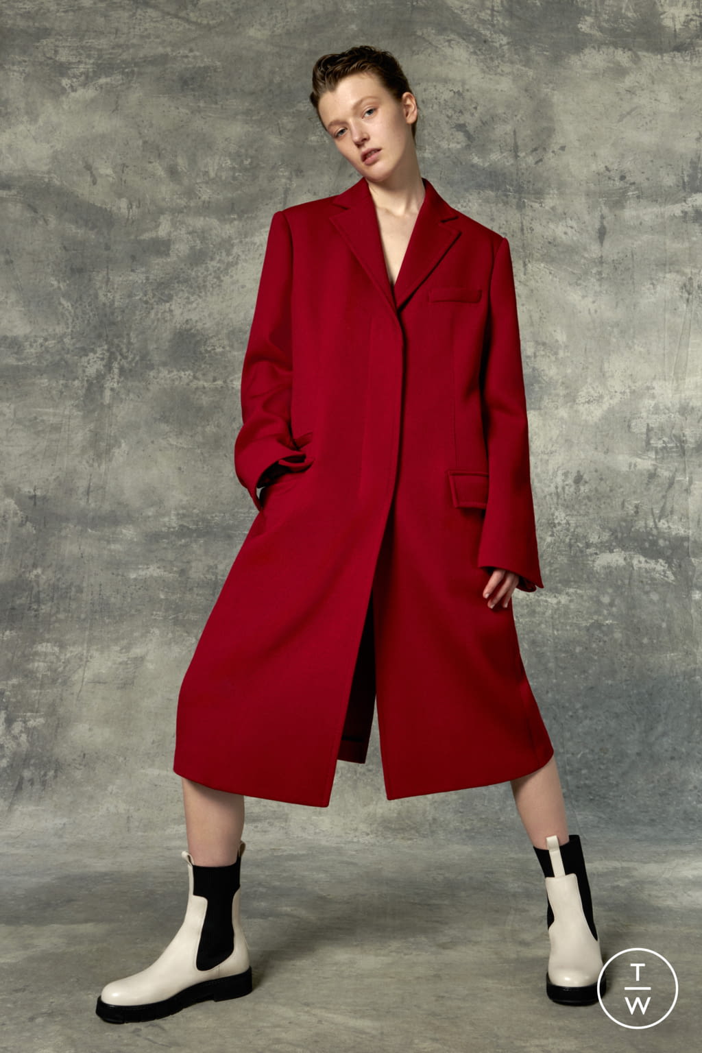 Fashion Week Milan Pre-Fall 2022 look 3 from the Ferragamo collection 女装