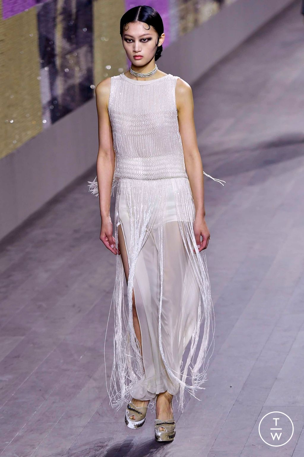 Fashion Week Paris Spring/Summer 2023 look 14 from the Christian Dior collection couture