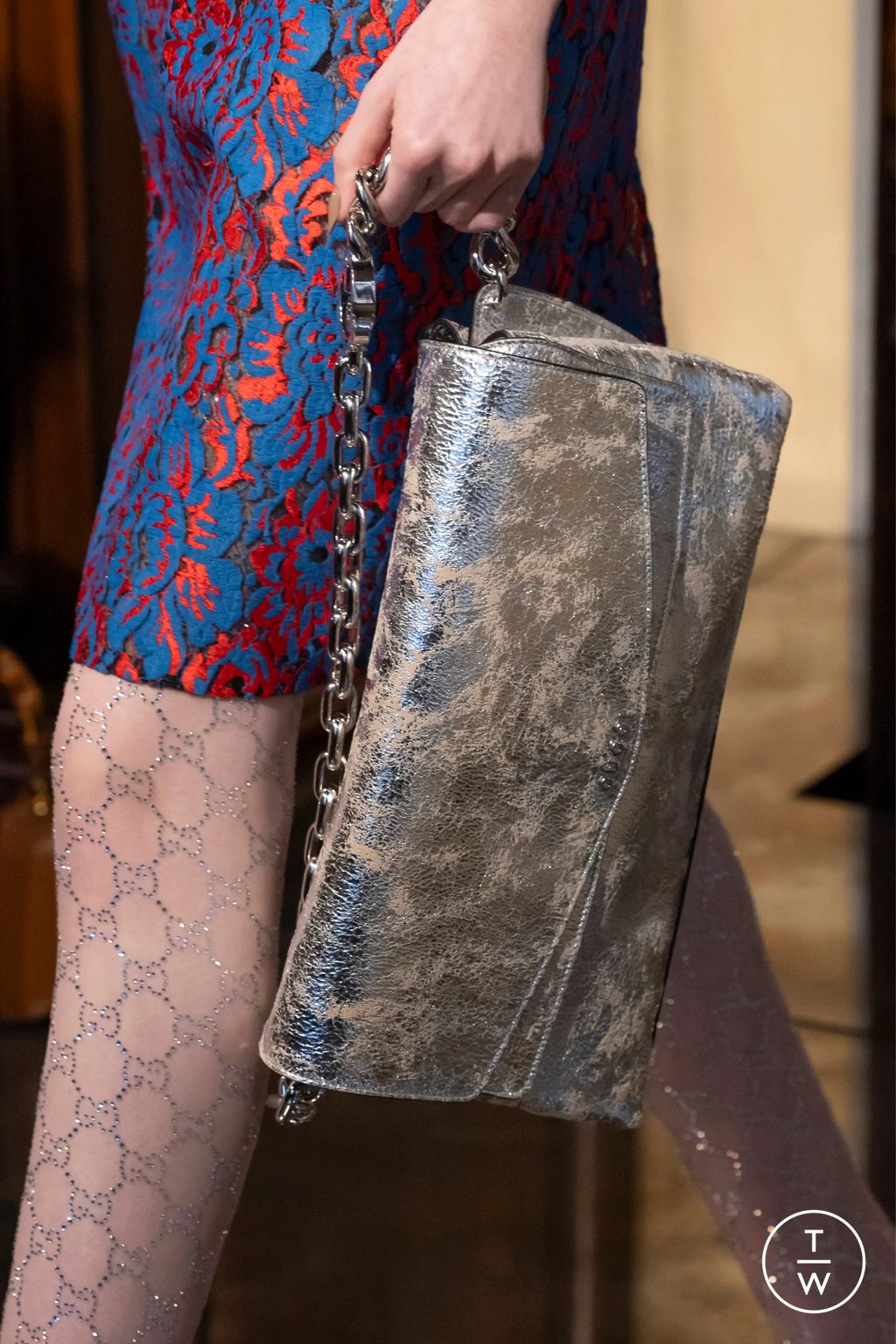 Fashion Week Milan Resort 2026 look 15 from the Gucci collection 女装配饰