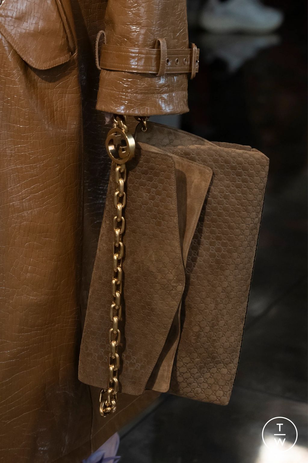 Fashion Week Milan Resort 2026 look 18 de la collection Gucci womenswear accessories