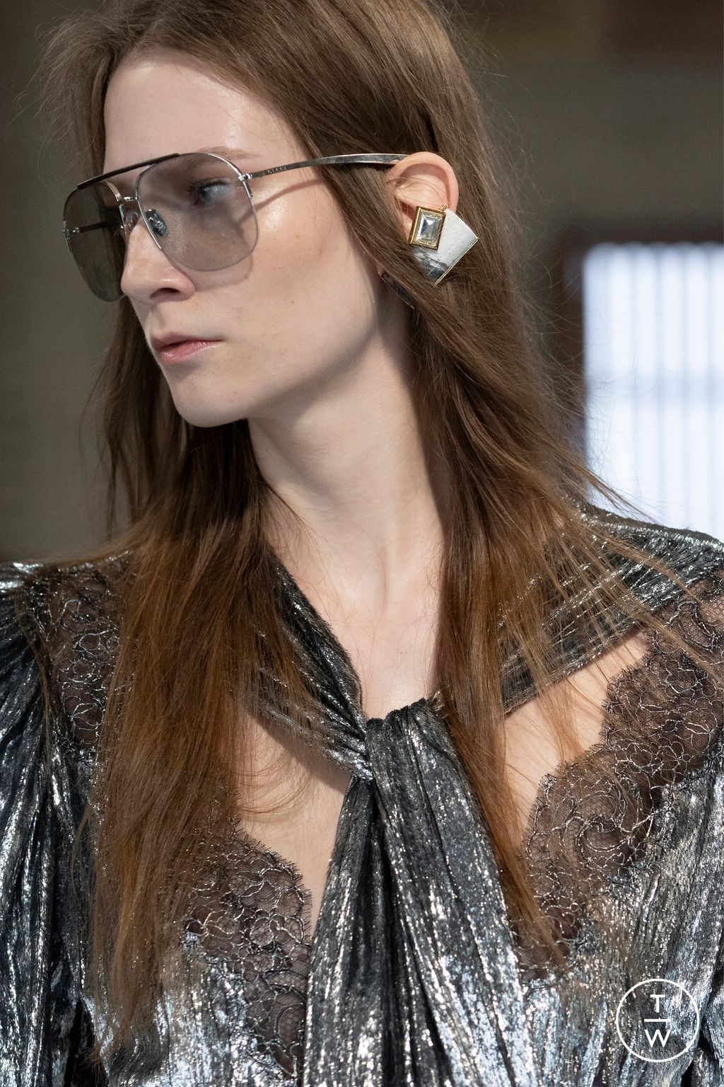 Fashion Week Milan Resort 2026 look 40 from the Gucci collection 女装配饰