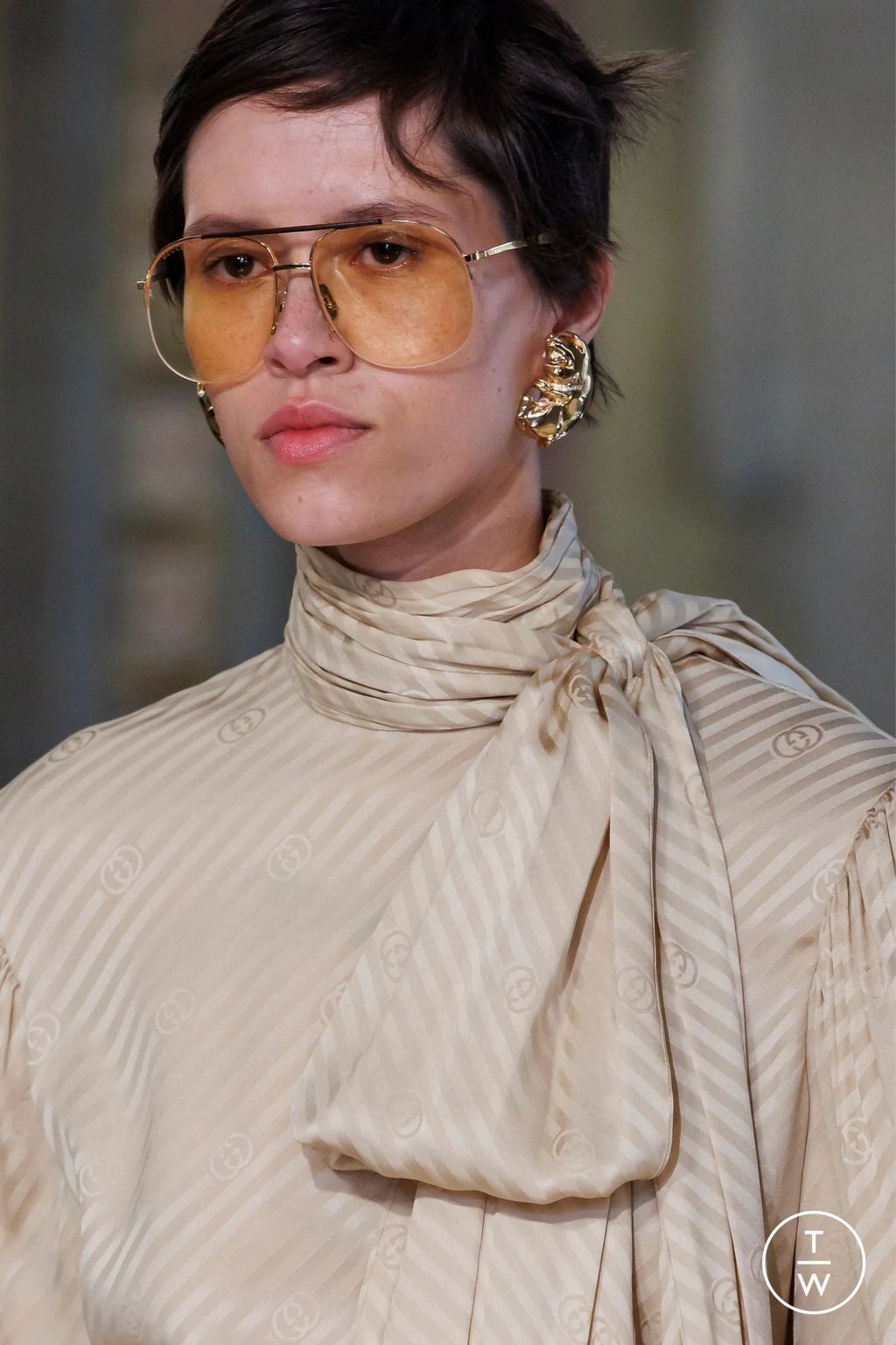 Fashion Week Milan Resort 2026 look 58 de la collection Gucci womenswear accessories
