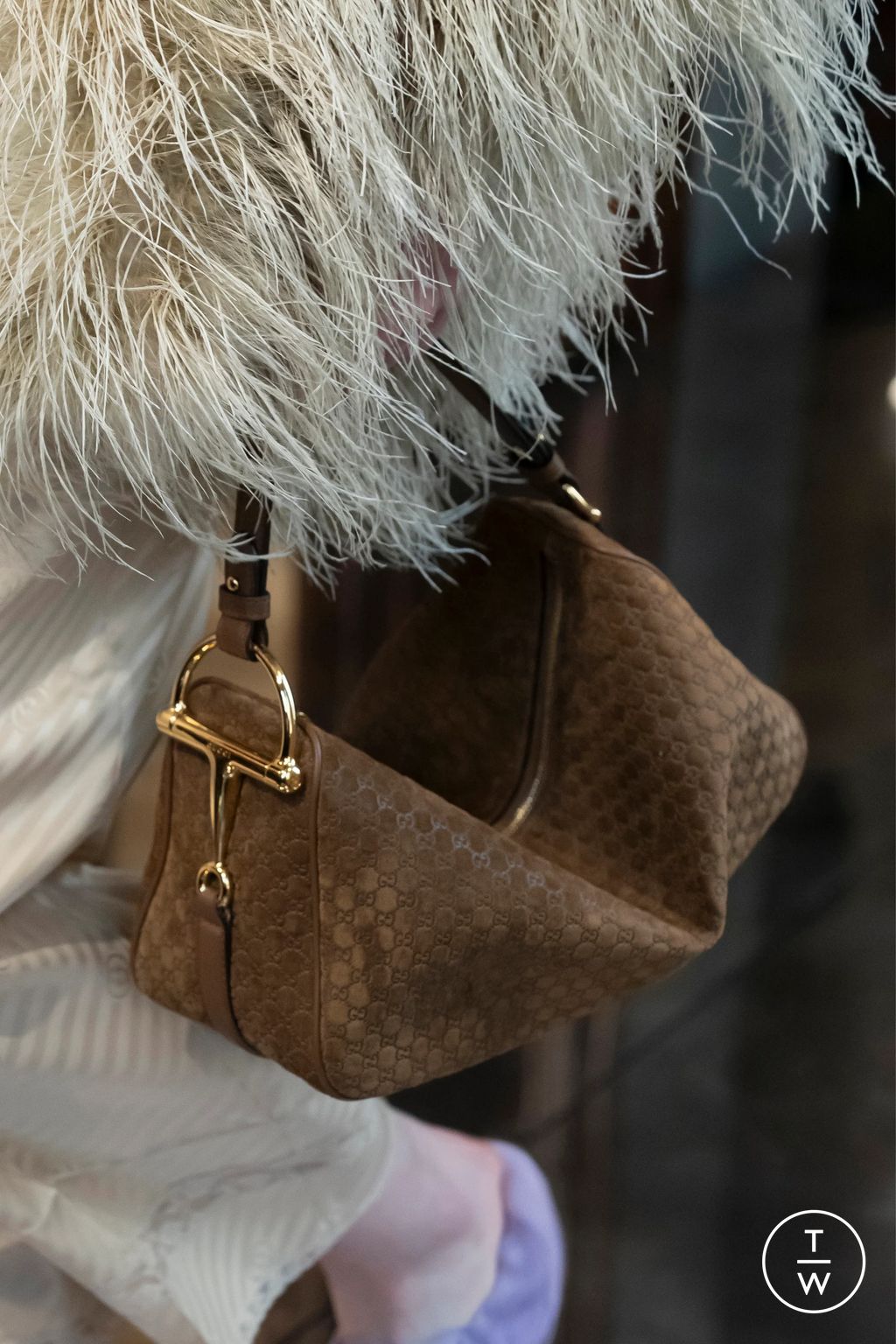 Fashion Week Milan Resort 2026 look 63 from the Gucci collection 女装配饰