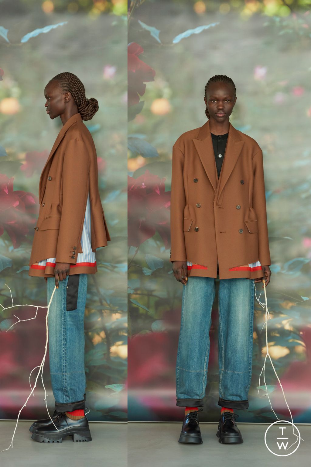 Fashion Week Paris Pre-Fall 2024 look 1 from the Undercover collection womenswear