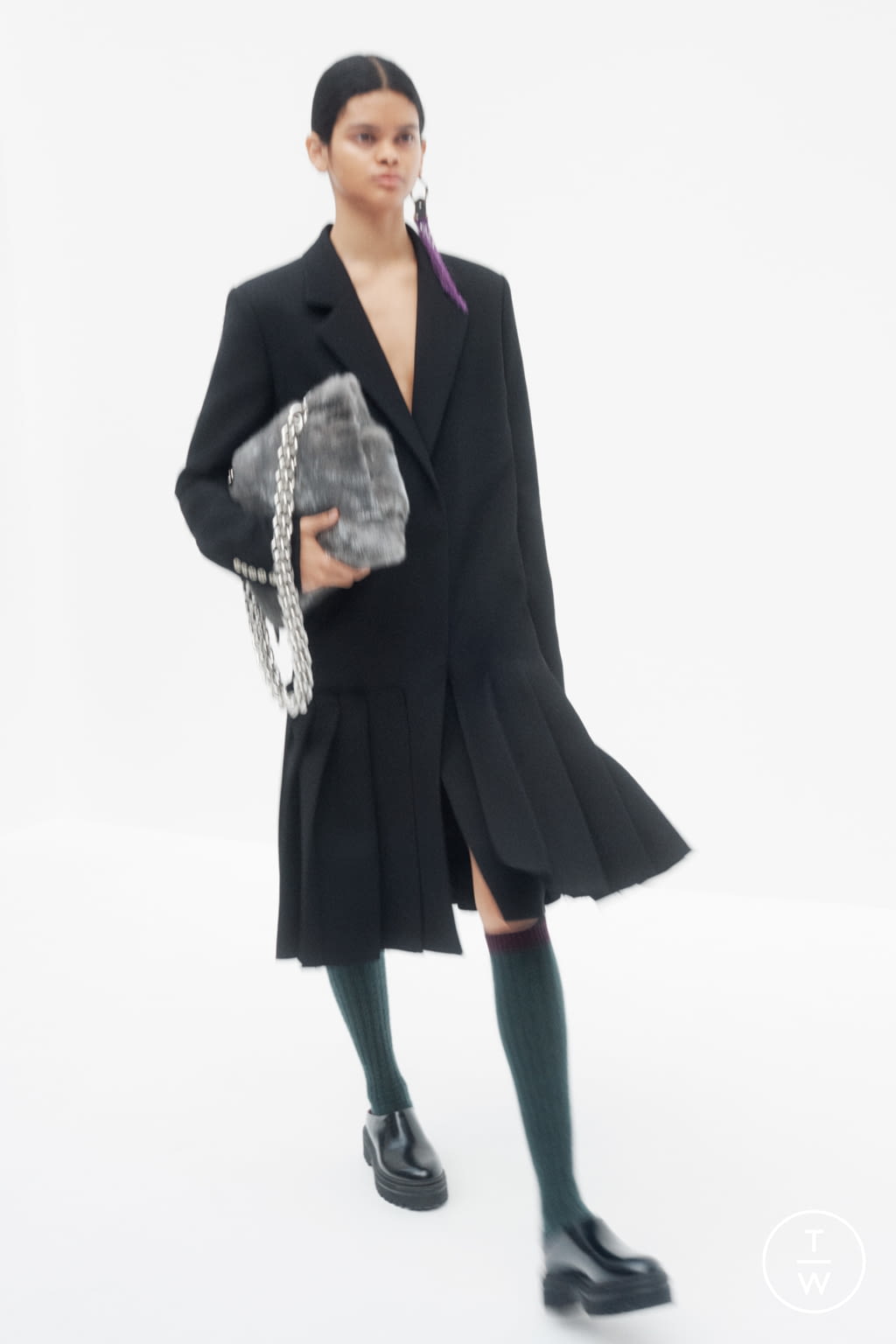Fashion Week New York Pre-Fall 2021 look 2 from the Marina Moscone collection 女装