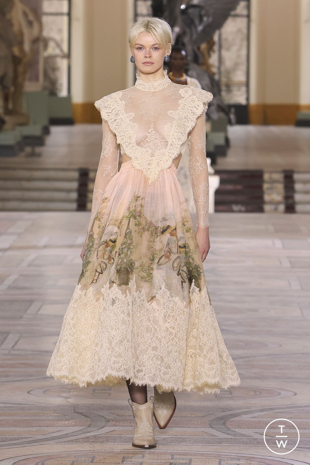 Fashion Week Paris Fall/Winter 2023 look 1 from the Zimmermann collection 女装