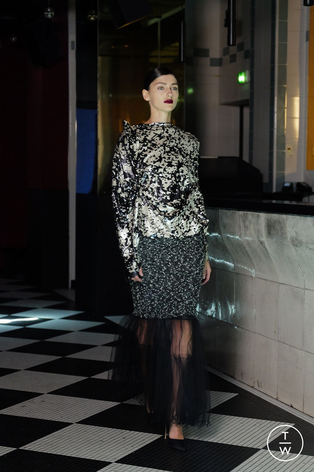 Fashion Week Paris Fall/Winter 2025 look 2 de la collection Aelis couture