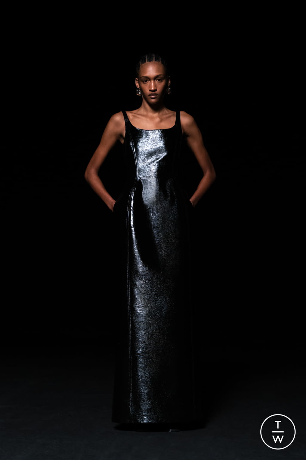 Fashion Week Paris Spring/Summer 2022 look 2 from the Maison Rabih Kayrouz collection 高级定制