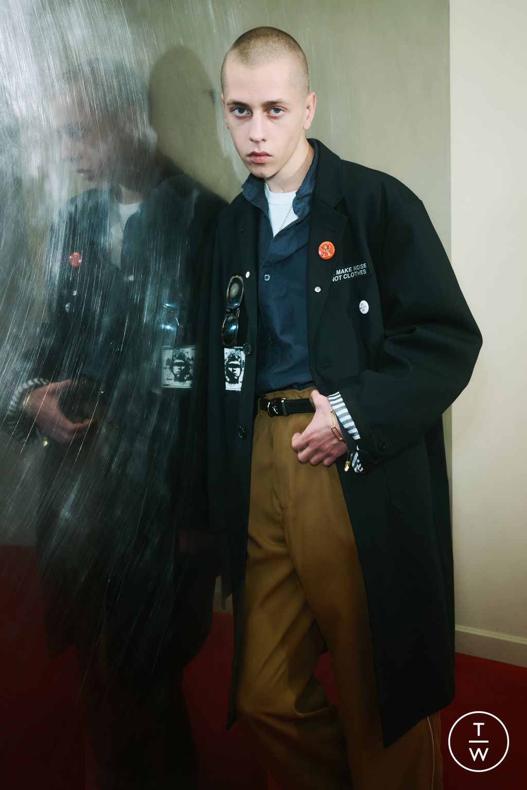Fashion Week Paris Pre-Fall 2025 look 4 from the Undercover collection menswear