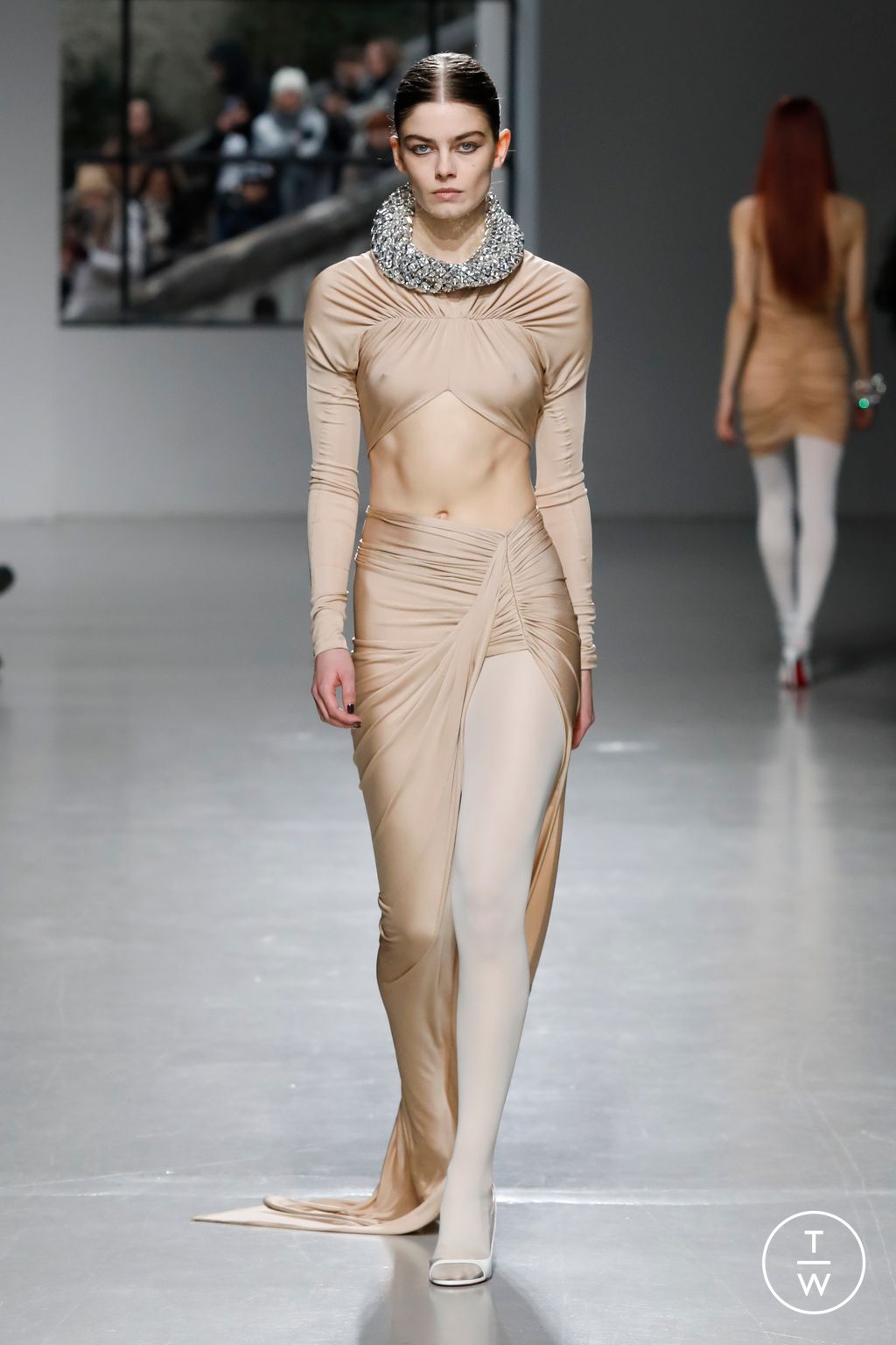 Fashion Week Paris Fall/Winter 2023 look 2 de la collection Atlein womenswear