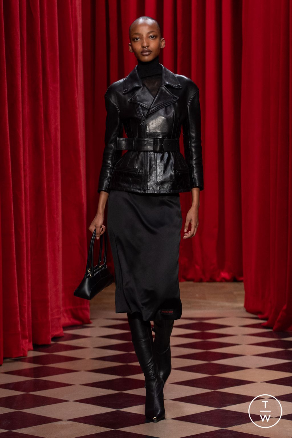 Fashion Week Paris Fall/Winter 2025 look 2 from the Marine Serre collection womenswear