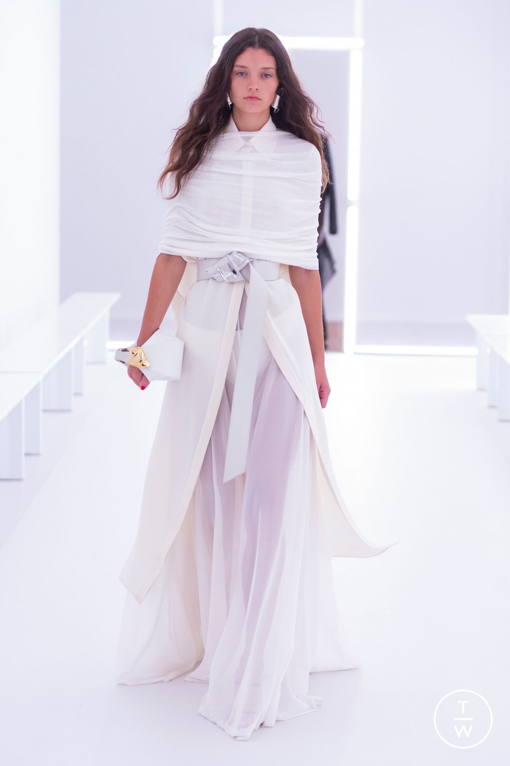 Fashion Week New York Spring/Summer 2024 look 3 from the Brandon Maxwell collection 女装