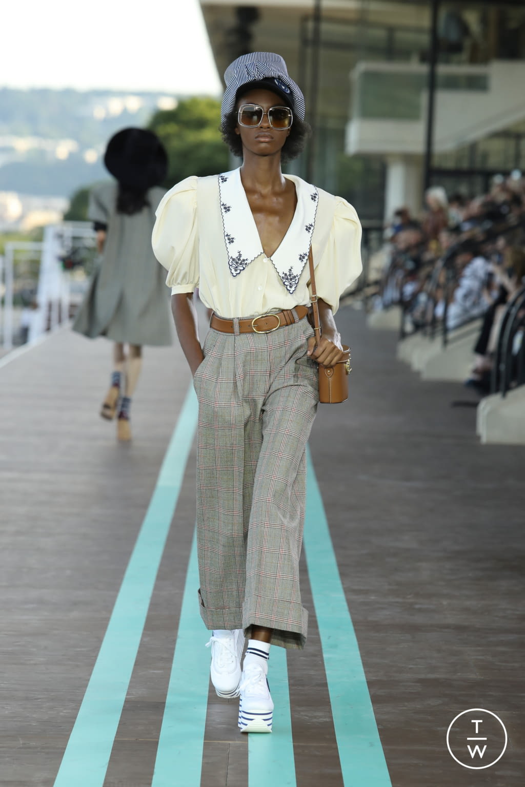 Fashion Week Paris Resort 2020 look 3 from the Miu Miu collection womenswear