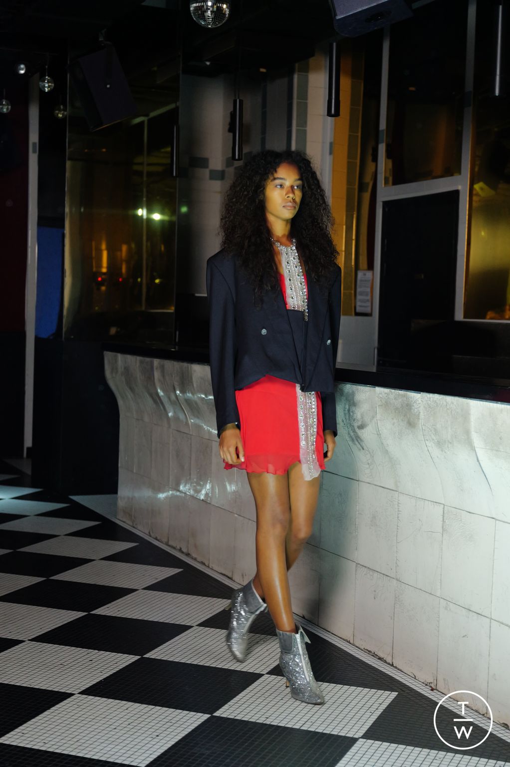 Fashion Week Paris Fall/Winter 2025 look 4 from the Aelis collection couture