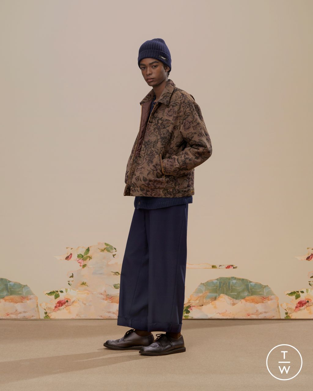 Fashion Week Paris Fall/Winter 2026 look 4 de la collection Undercover menswear