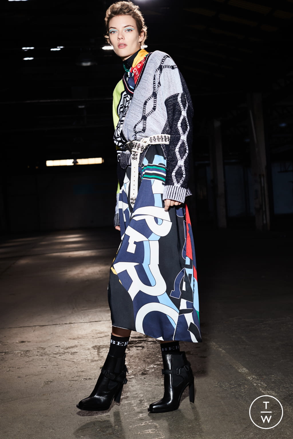 Fashion Week Milan Pre-Fall 2019 look 4 from the Iceberg collection 女装