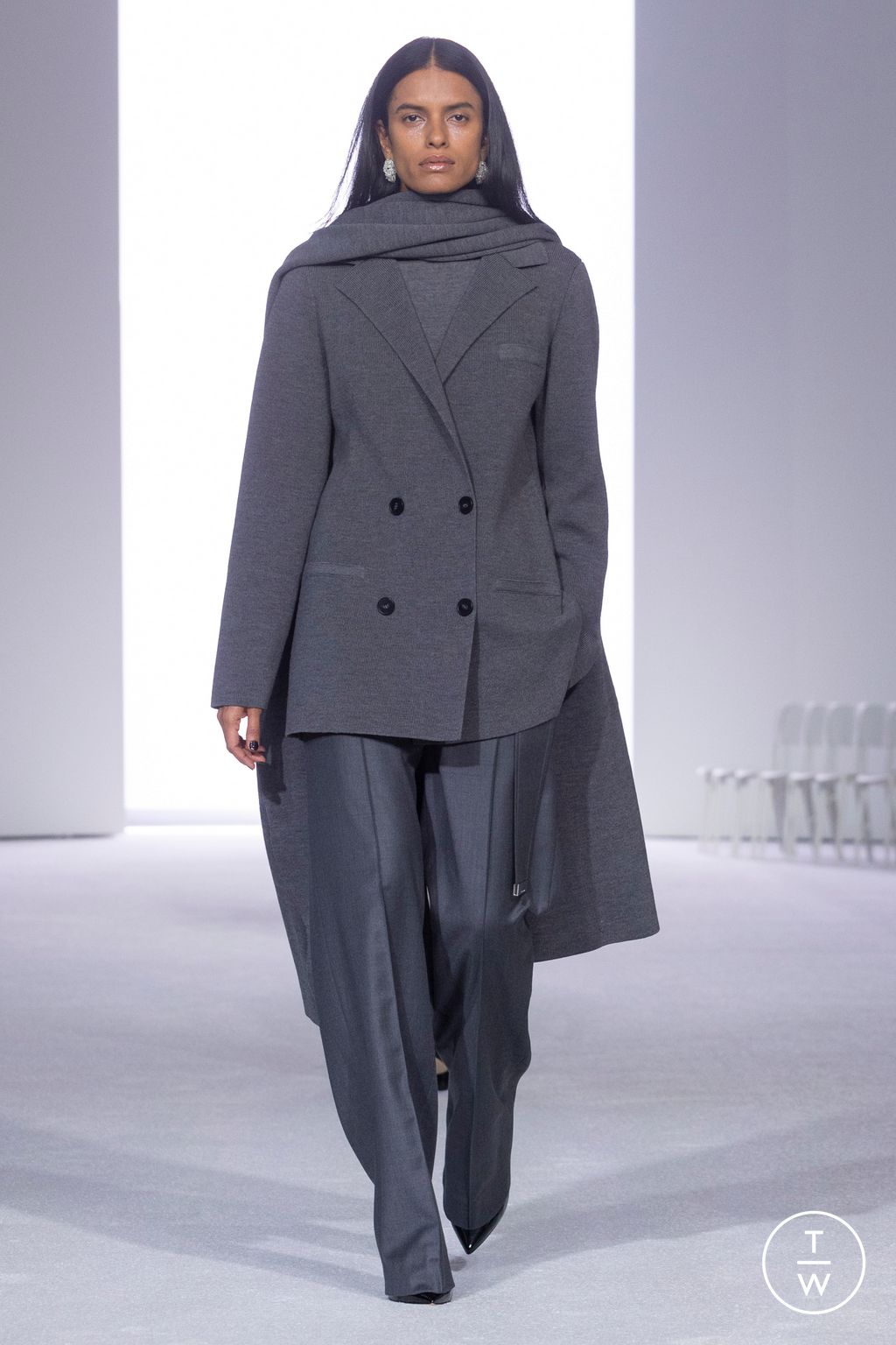 Fashion Week New York Fall/Winter 2024 look 4 de la collection Brandon Maxwell womenswear