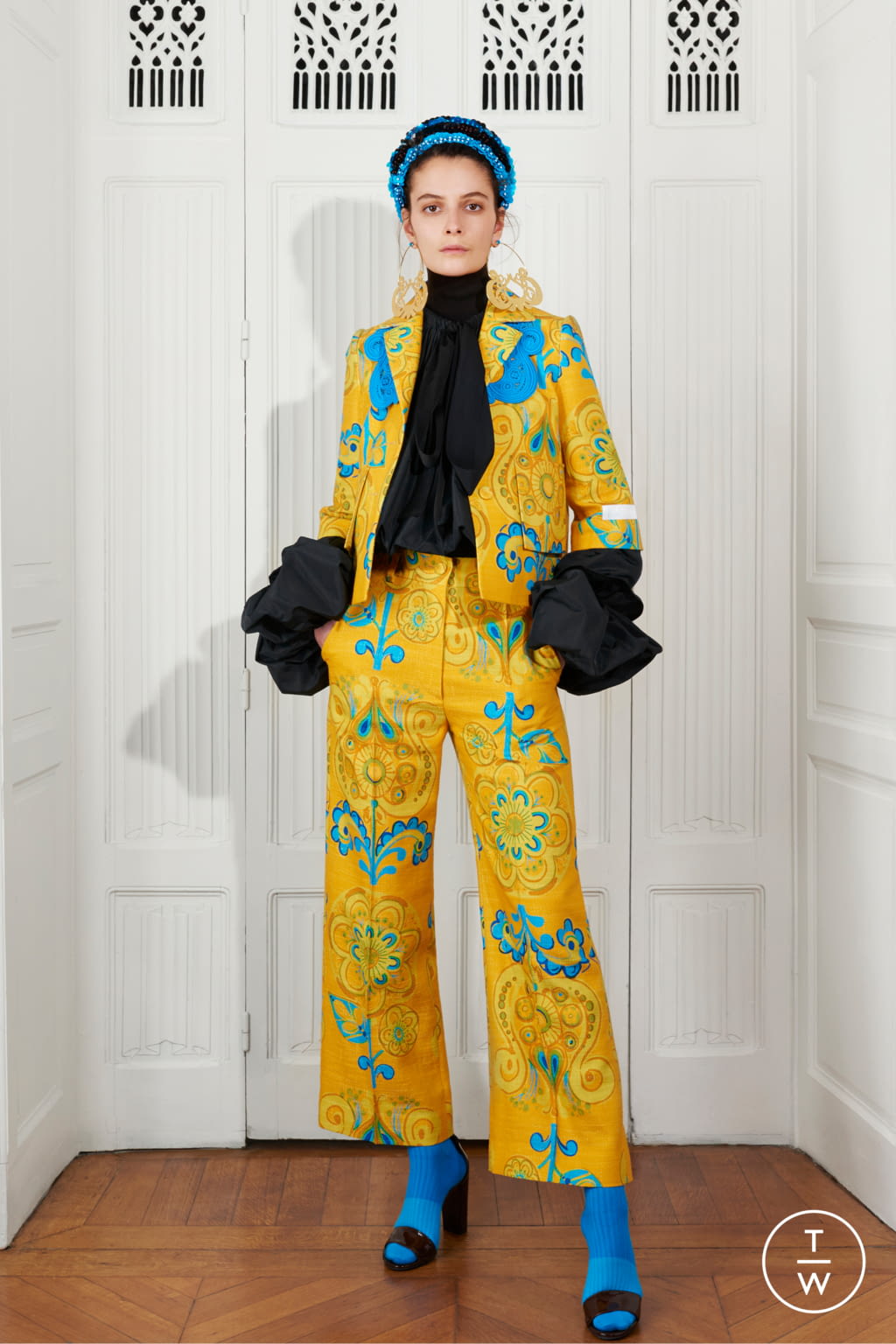 Fashion Week Paris Fall/Winter 2021 look 5 de la collection Patou womenswear