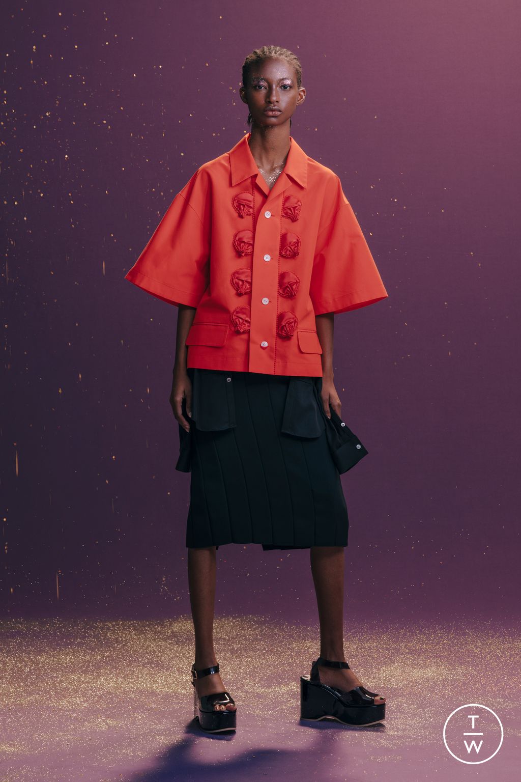 Fashion Week Paris Resort 2023 look 7 from the Undercover collection womenswear