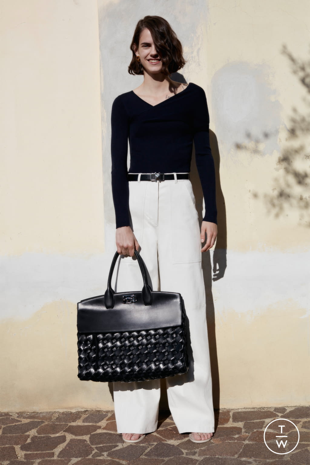 Fashion Week Milan Pre-Fall 2020 look 5 from the Ferragamo collection womenswear