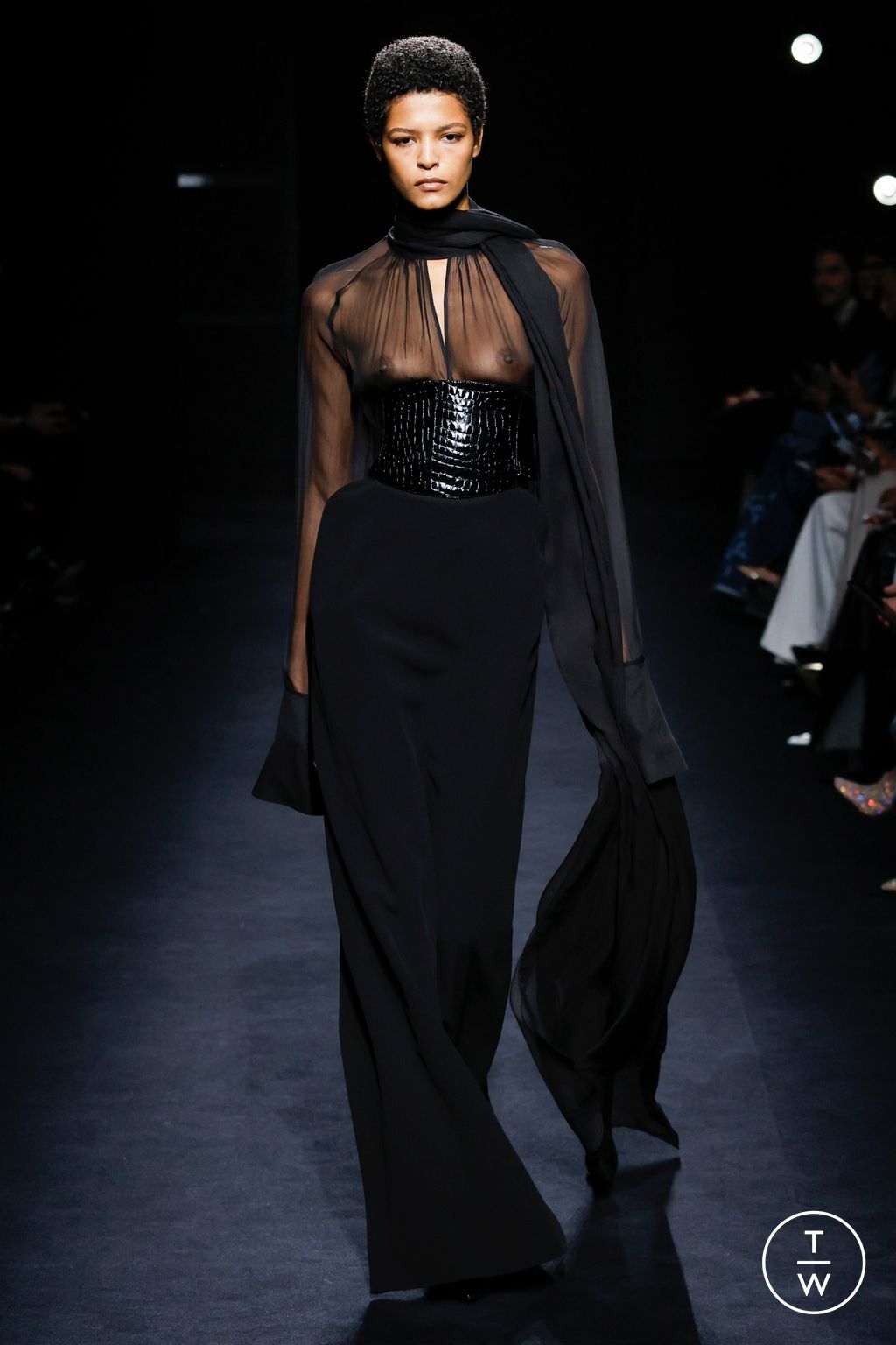 Fashion Week Paris Fall/Winter 2024 look 5 de la collection Nina Ricci womenswear