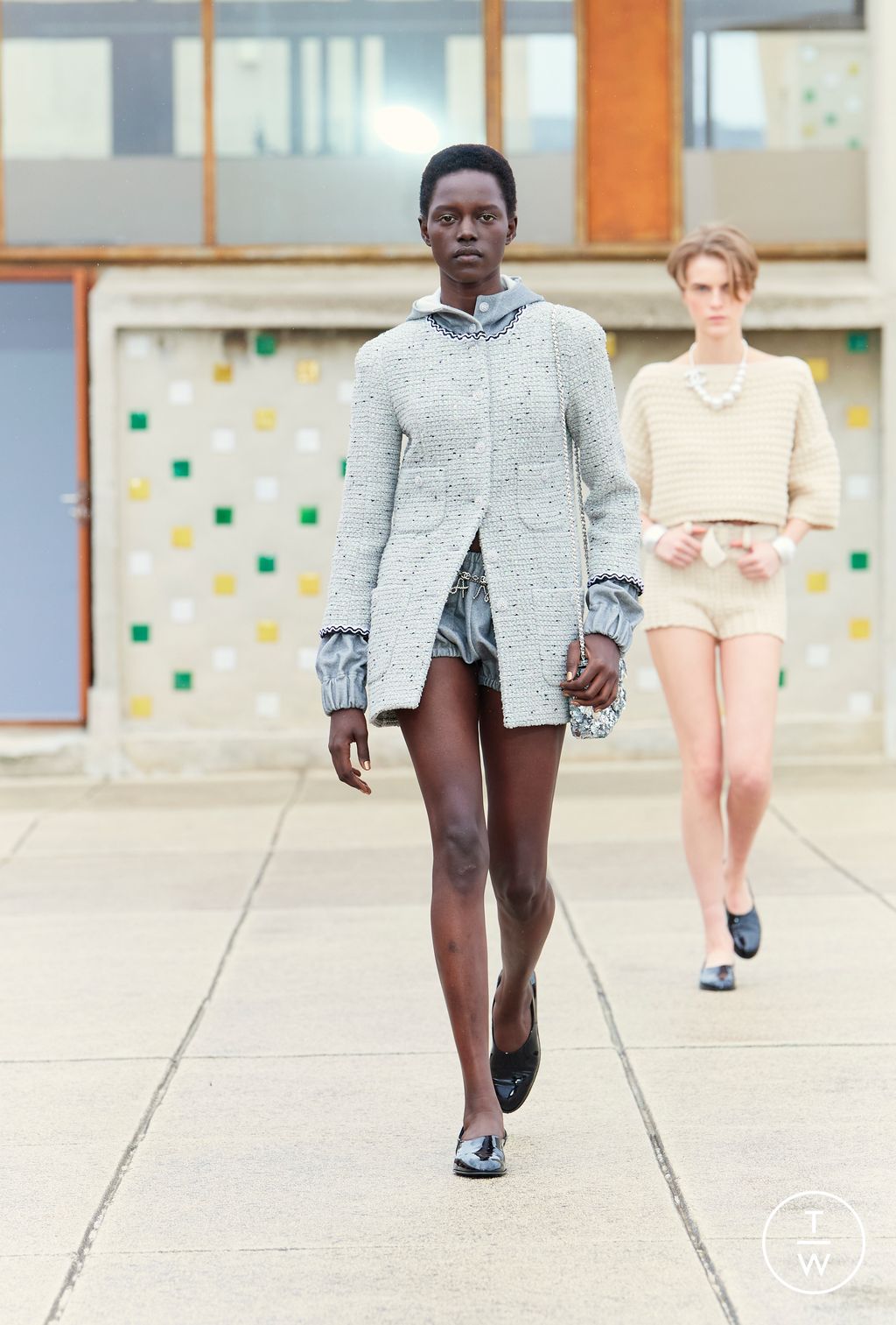 Fashion Week Paris Resort 2025 look 5 from the Chanel collection womenswear