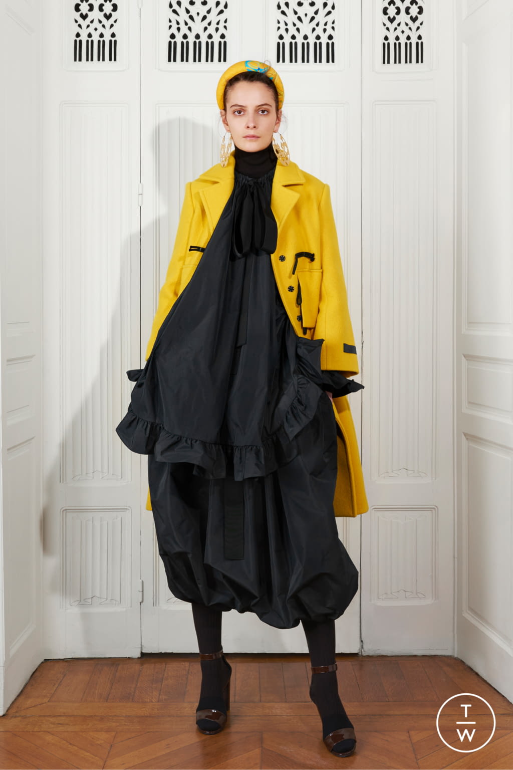 Fashion Week Paris Fall/Winter 2021 look 4 from the Patou collection 女装