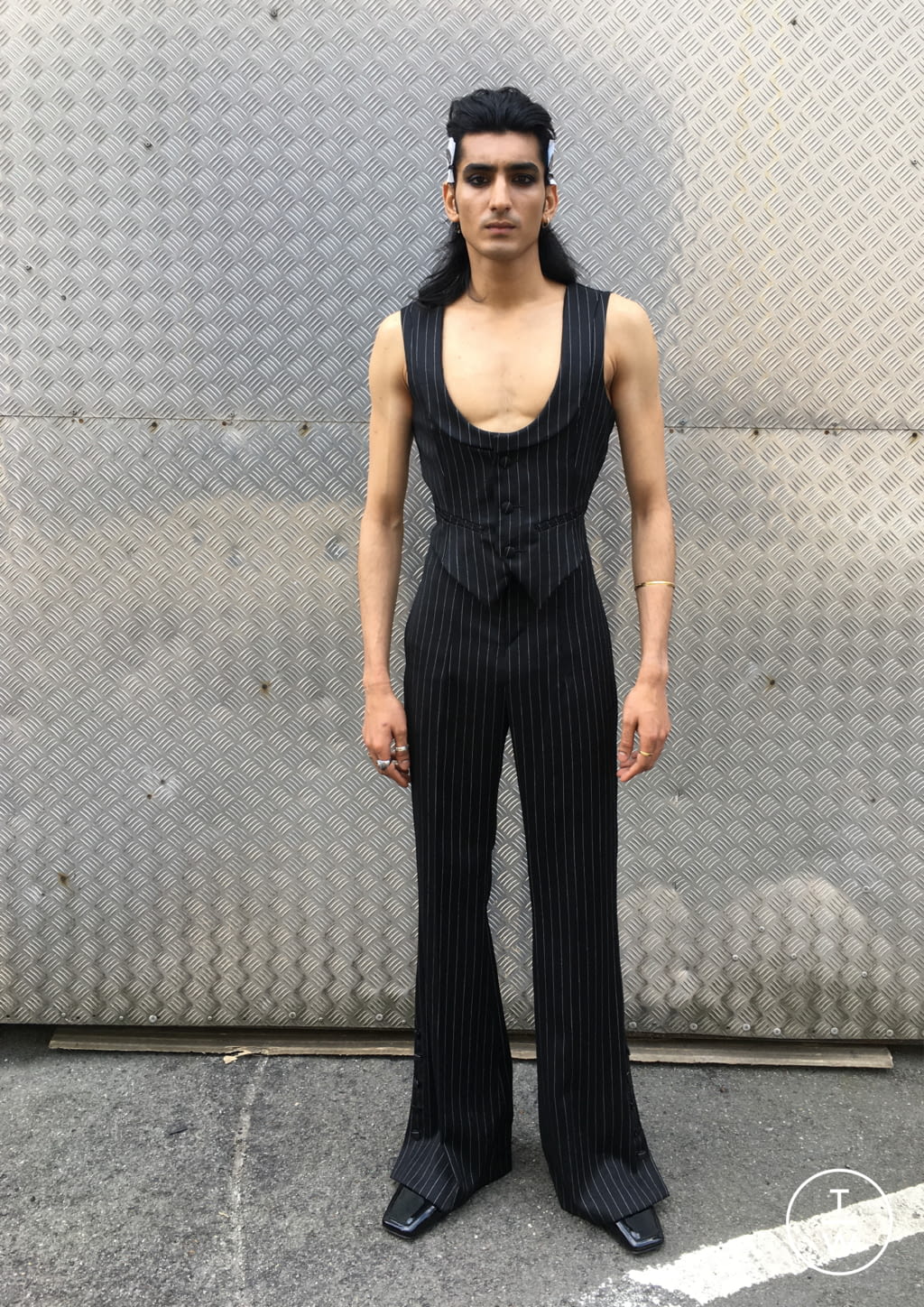 Fashion Week Paris Spring/Summer 2022 look 4 from the Arturo Obegero collection menswear