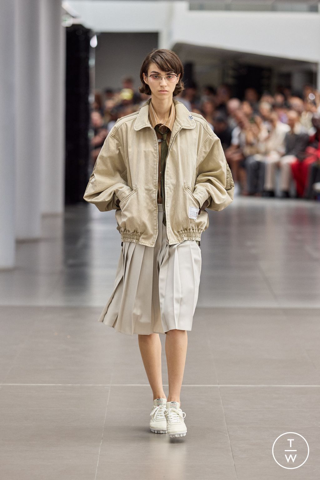 Fashion Week Paris Spring/Summer 2026 look 6 from the Maison Mihara Yasuhiro collection menswear