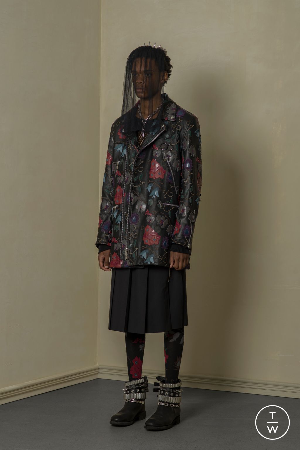 Fashion Week Paris Spring/Summer 2024 look 6 from the Undercover collection menswear