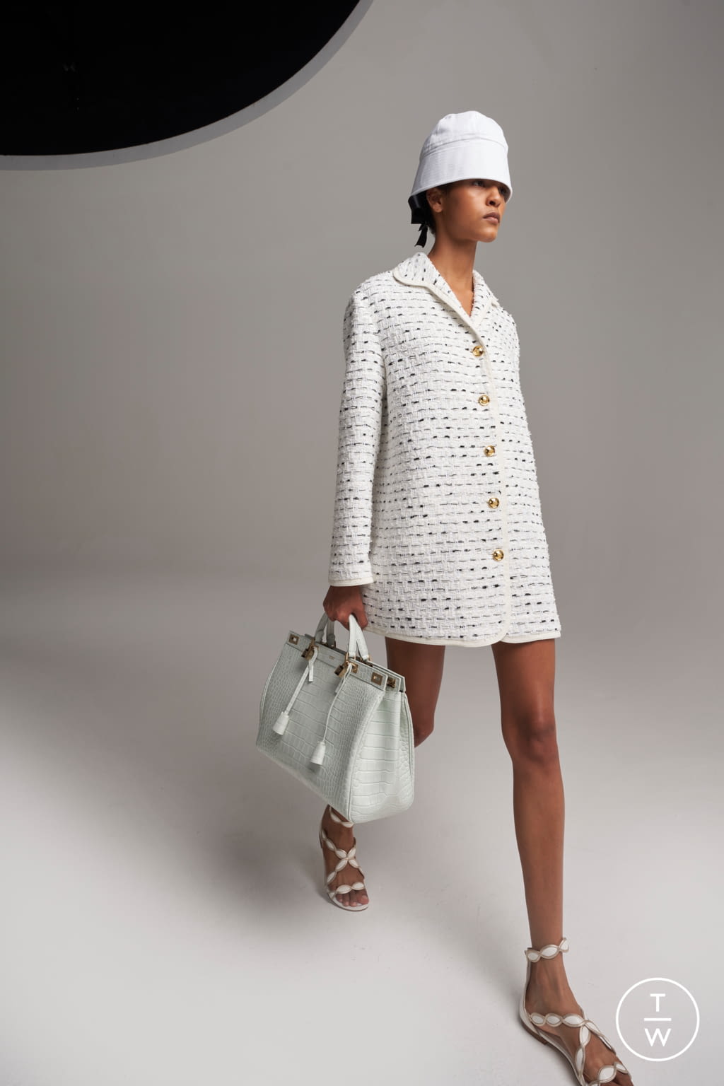 Fashion Week Paris Resort 2022 look 6 from the Giambattista Valli collection womenswear