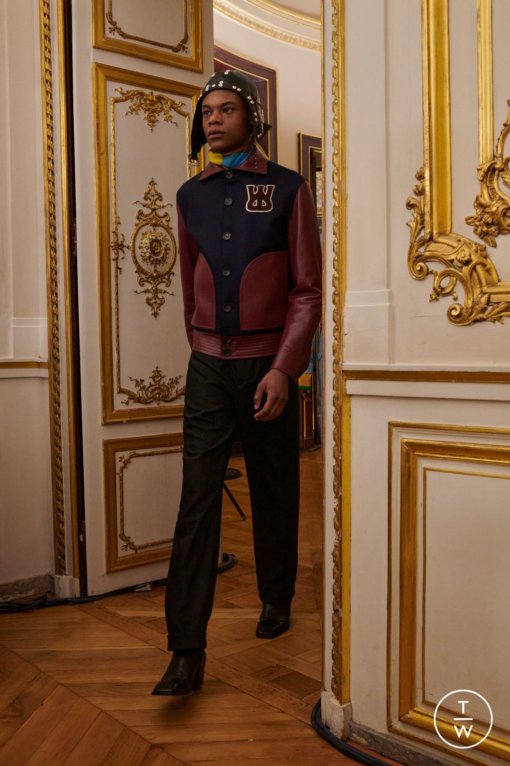 Fashion Week Paris Fall/Winter 2023 look 6 from the Wales Bonner collection 男装