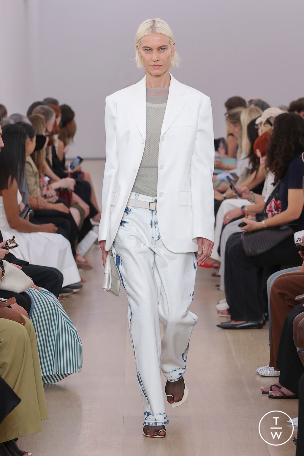 Fashion Week New York Spring/Summer 2024 look 6 from the Proenza Schouler collection womenswear
