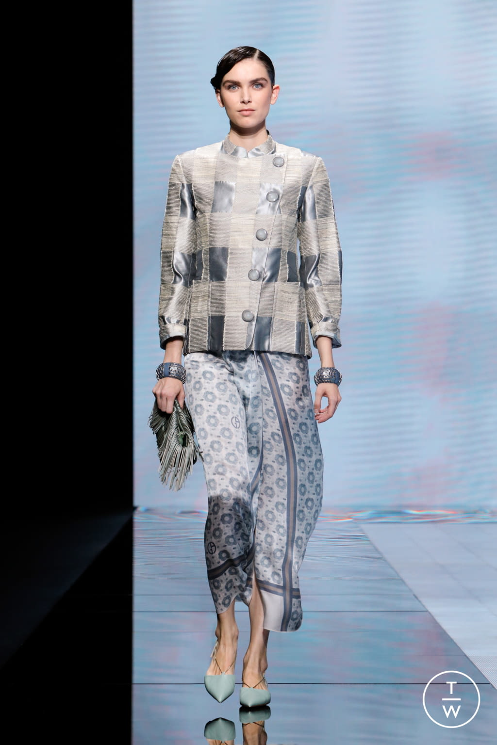 Fashion Week Milan Spring/Summer 2021 look 7 de la collection Giorgio Armani womenswear