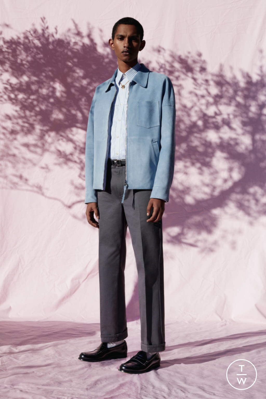Fashion Week Milan Pre-Fall 2020 look 7 from the Ferragamo collection 女装