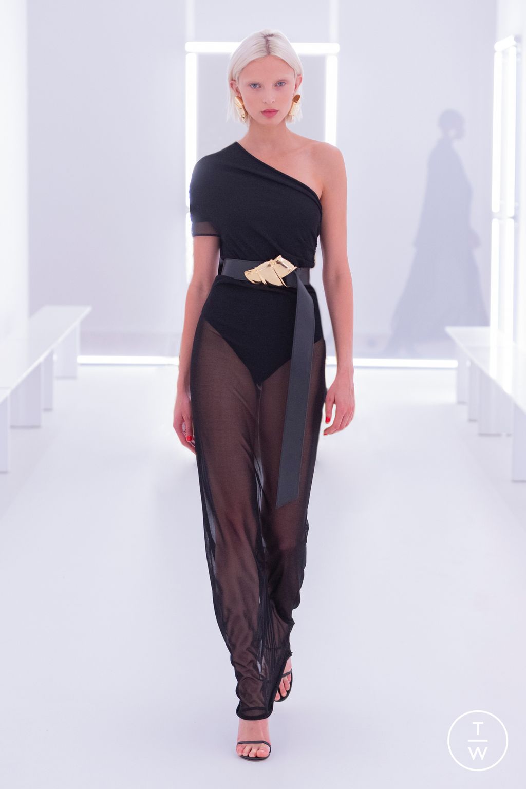 Fashion Week New York Spring/Summer 2024 look 7 de la collection Brandon Maxwell womenswear