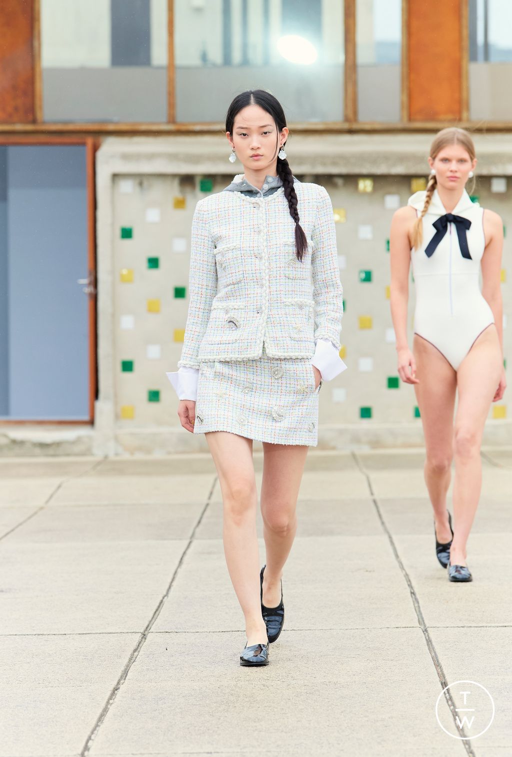 Fashion Week Paris Resort 2025 look 7 from the Chanel collection 女装